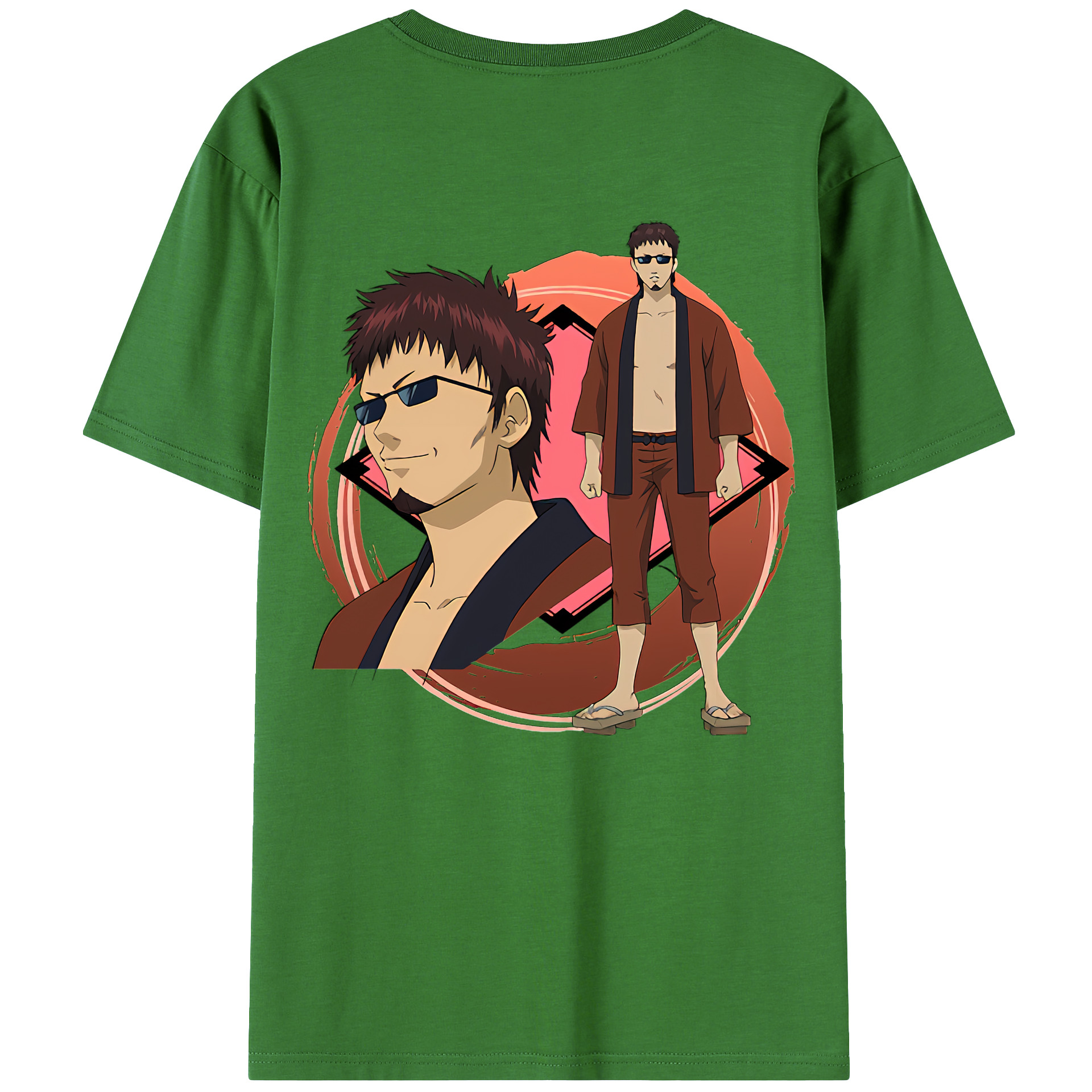 （画像用） ぎんたま 坂田銀時（さかたぎんとき） 神楽 志村新八（しむら しんぱち） GINTAMA Sakata Gintoki Kagura Shimura Shinpachi レディース半袖Tシャツ(バックプリント)